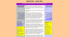 Desktop Screenshot of nakedmen-nudemen.com