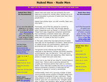 Tablet Screenshot of nakedmen-nudemen.com